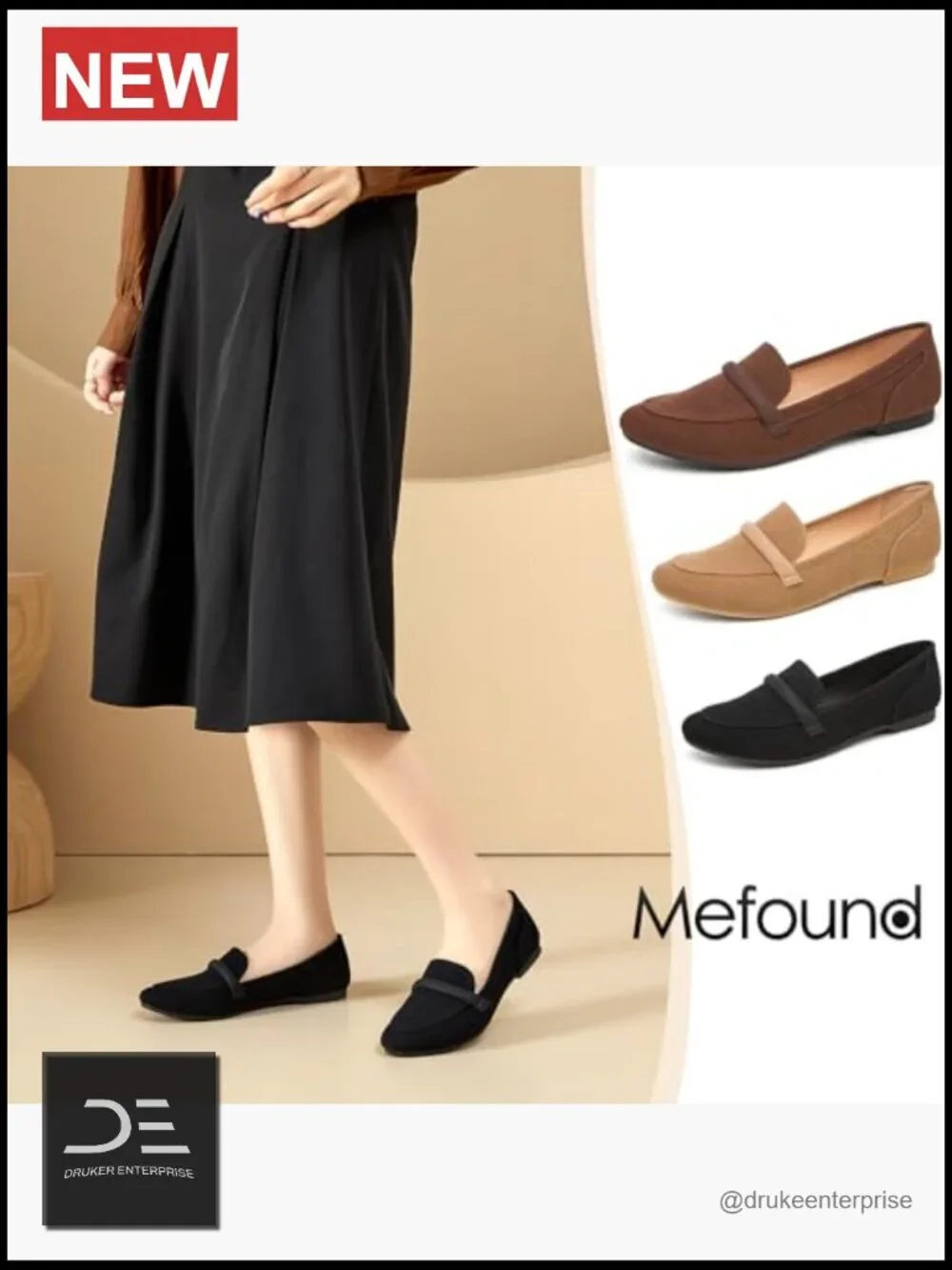 Women's Flats Ballet Flats Fashion Round Toe Comfortable Slip on Loafers